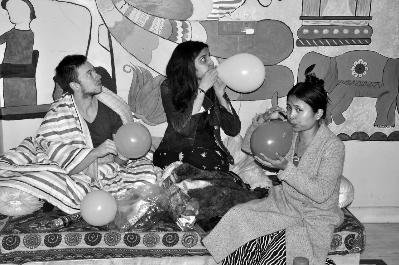 Friends Hostel Nuova Delhi Esterno foto
